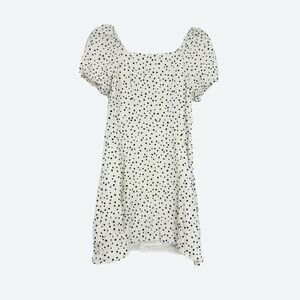 LOFT Polka Dot tie back Mini Dress